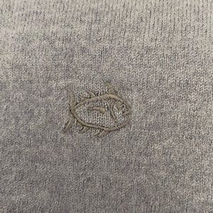 Men’s Southern tide sweater gray  (real size is M but struck to a small)